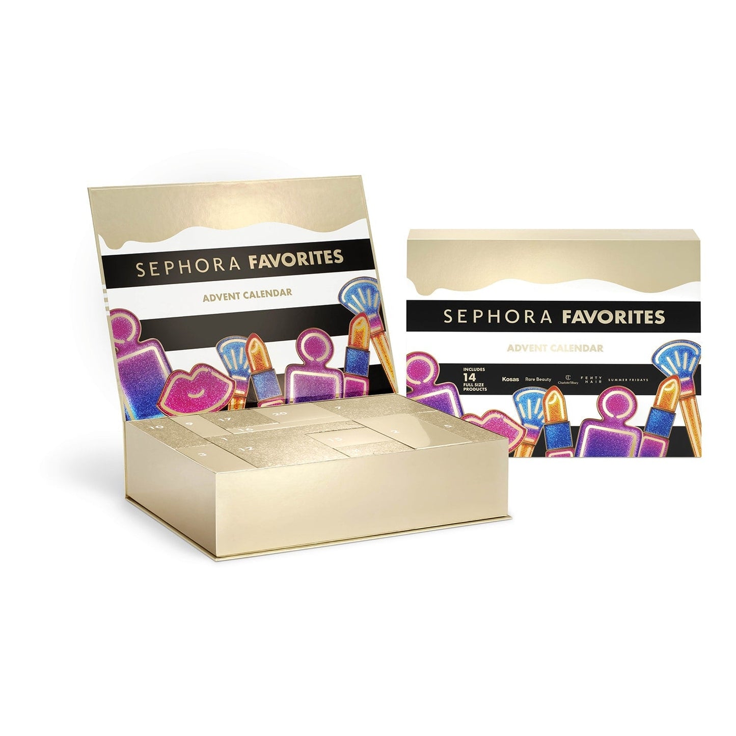 Calendrier de l’Avent - 24 produits Maquillage, Soin, Capillaire et Parfum