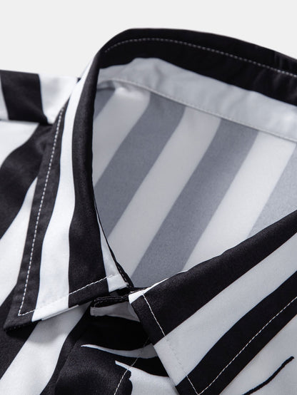 Matchwork Print Button Up