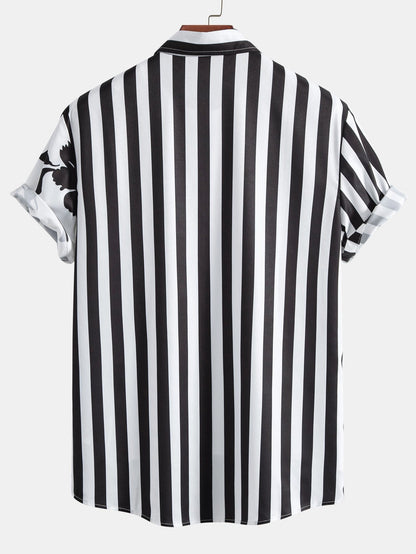 Matchwork Print Button Up